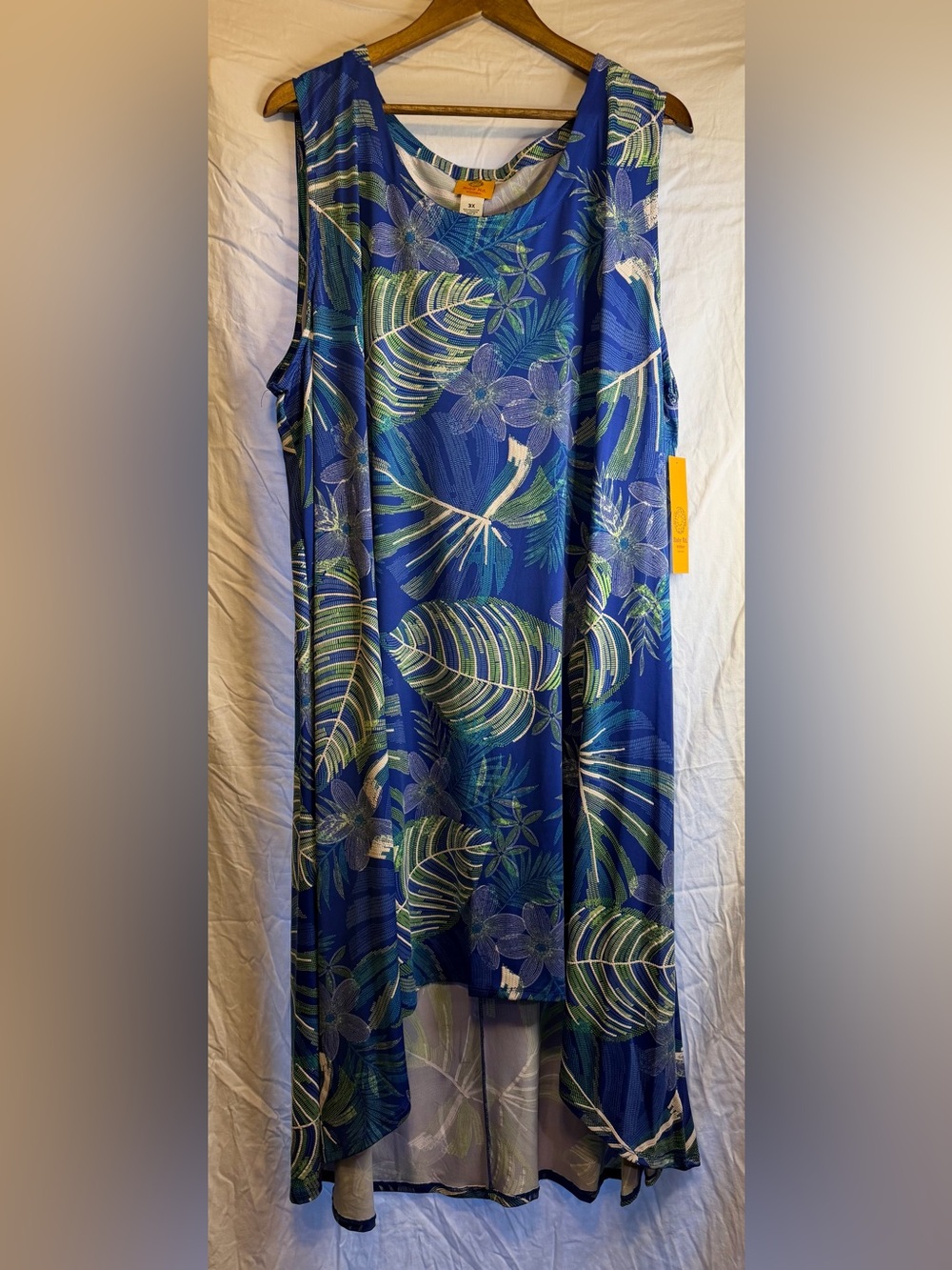 Ruby Rd. Blue & Green Floral Dress
